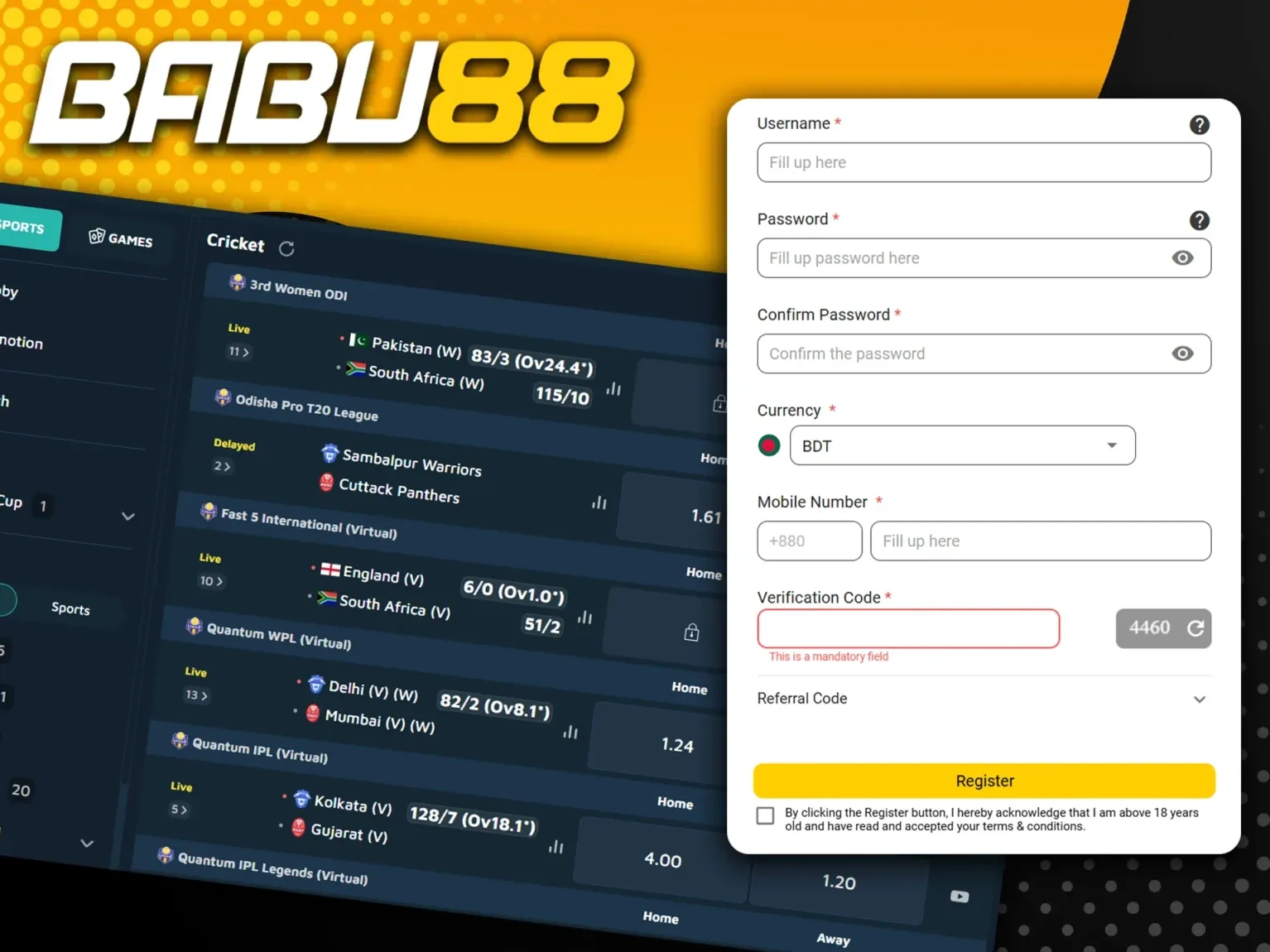 Babu88 Login