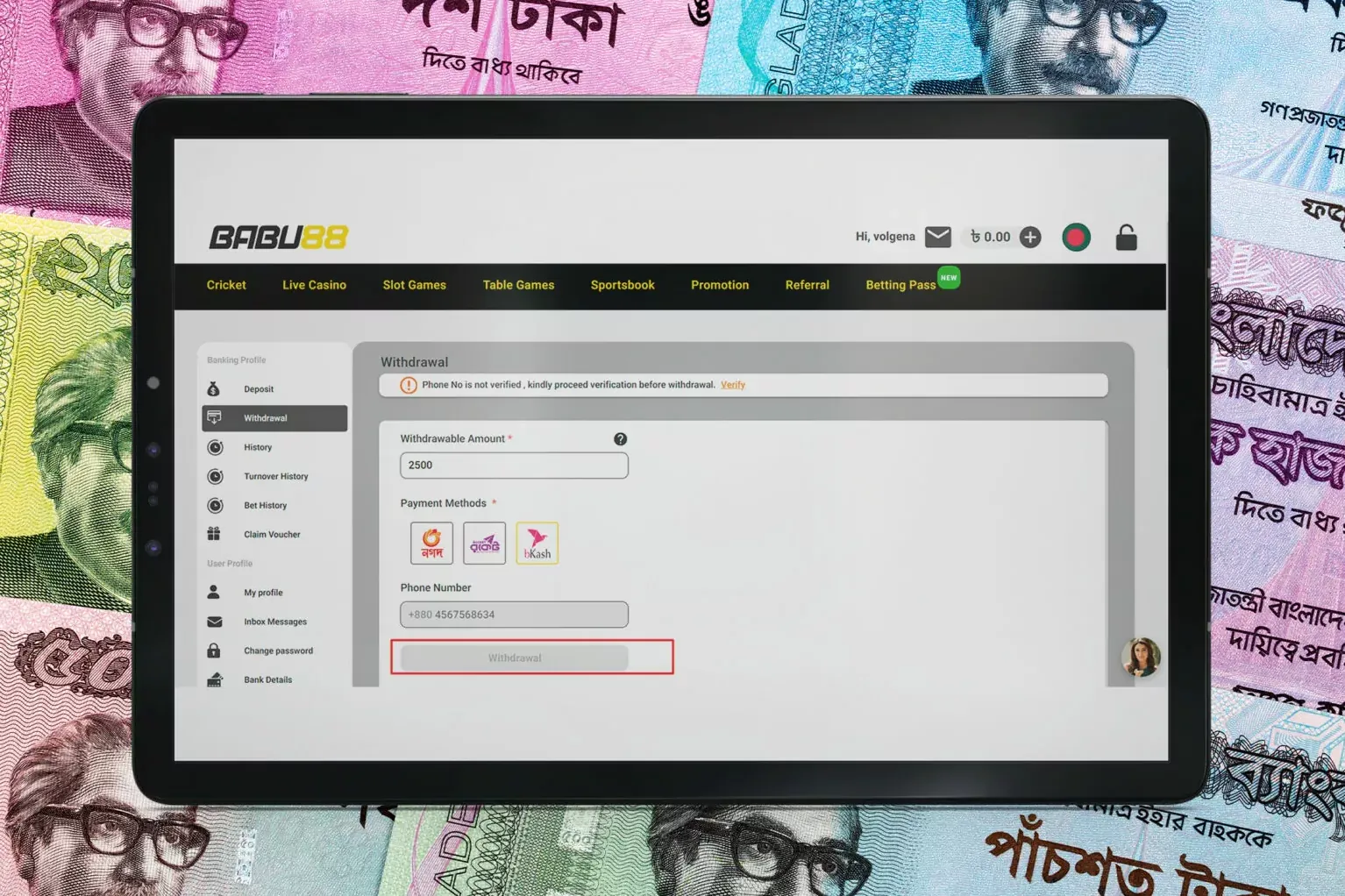 How to Withdraw from Babu88